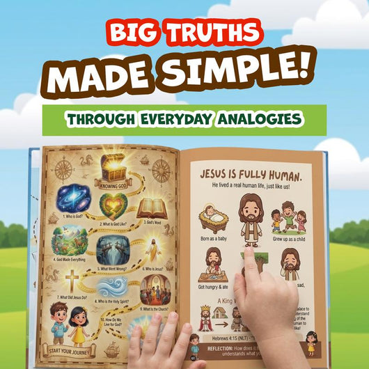 Claire Monroe - Systematic Theology for Kids Aged 6-9 (FULL COLOUR) | 88 Visual Concepts towards Knowing God with NLT Bible Verses & Reflection Questions