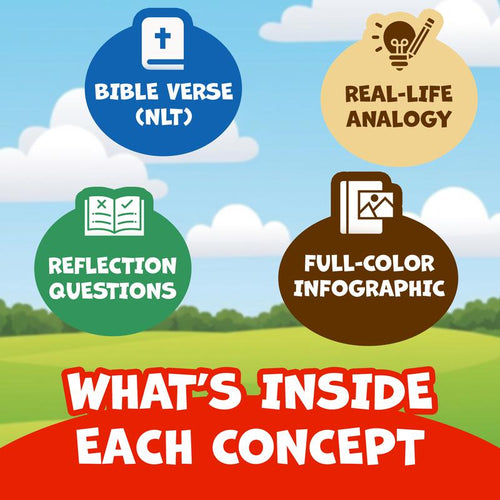 Claire Monroe - Systematic Theology for Kids Aged 6-9 (FULL COLOUR) | 88 Visual Concepts towards Knowing God with NLT Bible Verses & Reflection Questions
