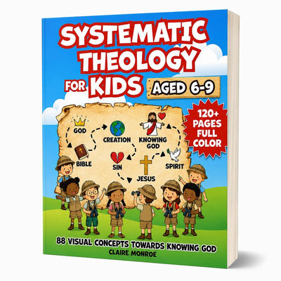 Claire Monroe - Systematic Theology for Kids Aged 6-9 (FULL COLOUR) | 88 Visual Concepts towards Knowing God with NLT Bible Verses & Reflection Questions