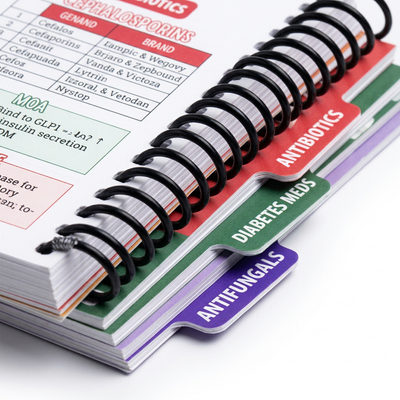 FNP Pharmacology Pocket Guide | NP Pharmacology Study Guide for Nurse Practitioner Students | Quick Clinical Reference